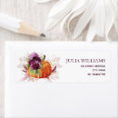 Search for pumpkin birthday return address labels Thanksgiving