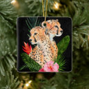 Search for cheetah christmas tree decorations Jungle