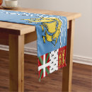 Search for orange and white table runners Blue