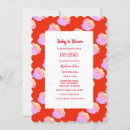 Search for pink and red baby shower invitations For kids