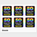 Search for 50th birthday stickers Fun
