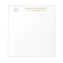 Search for logo business notepads Simple minimalist