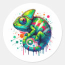 Search for chameleons stickers Nature