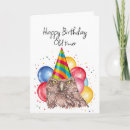 Search for clock birthday cards Over the hill