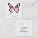 Search for purple butterfly business cards Modern