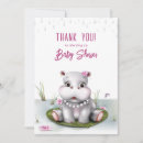Search for hippo thank you cards Animal