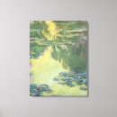 Search for series canvas prints Water lilies series