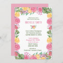 Search for yellow baby girl shower invitations Greenery