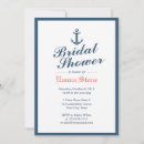 Search for navy blue border invitations Nautical