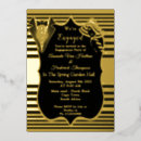 Search for great gatsby engagement party invitations Gold
