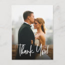 Search for wedding thank you postcards Minimalist