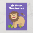 Search for lion illustration postcards Cartoon