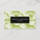 Search for rainforest business cards Nature