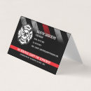 Search for firefighter business cards Professional