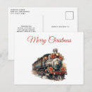 Search for railroad christmas cards Locomotive