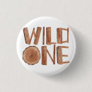 Search for wild at one badges For kids
