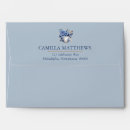 Search for floral envelopes Blue and white
