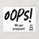 Search for pregnancy announcement postcards Cute