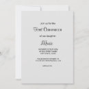 Search for modern first communion invitations Modern elegant stylish