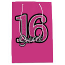 Search for sweet 16 birthday gift bags Hot pink