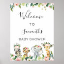 Search for safari baby shower welcome signs Jungle animals