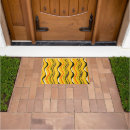 Search for bright yellow doormats Cheerful