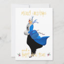 Search for vintage lady christmas cards Red
