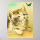 Search for vintage kitten posters Cute