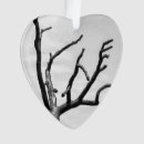 Search for bark christmas tree decorations Black and white