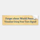 Search for world peace bumper stickers Turn