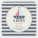Search for ahoy its a boy stickers Sailboat