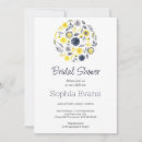 Search for floral bouquet bridal shower invitations White