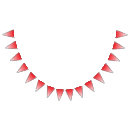 Search for black and white stripes bunting flags For her