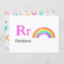 Search for rainbow letters cards Kids