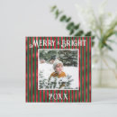 Search for stripes christmas cards Red green