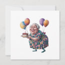 Search for funny old lady birthday invitations Senior citizen humour