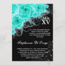 Search for aqua quinceanera invitations Floral