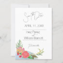 Search for aloha wedding save the dates Watercolor floral