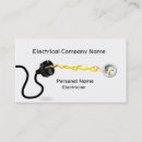 Search for electrical wiring business cards Plug