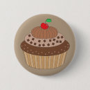 Search for cupcake with cherry badges Chocolate