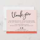 Search for pink and orange thank you cards Calligraphy