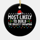 Search for snowman family christmas tree decorations Xmas