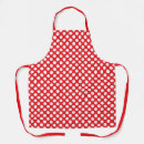 Search for red polka dot aprons Spots