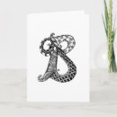 Search for letter b note cards Black and white