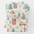 Search for camping wrapping paper Forest