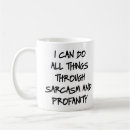 Search for profanity mugs Sarcasm