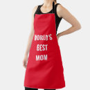 Search for best mum in the world aprons Mom