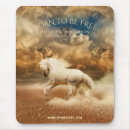 Search for white stallion mousepads Wild horses