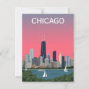 Search for chicago vintage travel poster postcards City