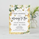Search for bee baby shower invitations Floral